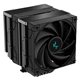 DeepCool AK620 ZERO DARK CPU Cooler, 2x120mm Fan, 1850rpm, 68.99 CFM, PWM, Aluminium Fins, Copper Heatpipes, Intel/AMD - Image 3