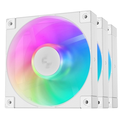 DeepCool FD12 120mm ARGB 3 in 1 case fan White - Image 2