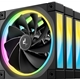 DeepCool FL12 120mm PWM 3 Pack Reverse Fan - High Performance, Low Noise, Fluid Dynamic Bearing, 36 ARGB LEDs, 500-2150 RPM, 55 CFM Airflow, 4-Pin PWM Control - Image 3