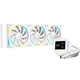DeepCool LM360 Liquid CPU Cooler with 2.4" IPS Display, 360mm AIO, Triple 120mm ARGB Fans, Anti-Leak Technology, PWM Pump, Intel LGA 1851/1700 & AMD AM5 Compatible, White - Image 3