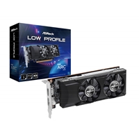 ASRock Intel Arc A310 Low Profile 4GB GDDR6 Graphics Card, 2000 MHz Base Clock, Dual Fan, 1x DisplayPorts / 1x HDMI Port