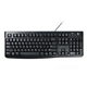 Logitech K120 Wired Keyboard for Windows, USB Plug-and-Play, Full-Size, Spill-Resistant, Curved Space Bar, Compatible with PC and Laptop, QWERTY UK English Layout, Black - Image 3