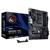 ASRock B550 PG RIPTIDE AMD AM4 Socket Motherboard, ATX, 4x DDR4 Slots, 2x M.2 Sockets, 2.5GbE LAN, 1x HDMI Port