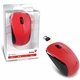 Genius NX-7000 Wireless Mouse, 2.4 GHz with USB Pico Receiver, Adjustable DPI levels up to 1200 DPI, 3 Button with Scroll Wheel, Ambidextrous Design, Red - Image 3