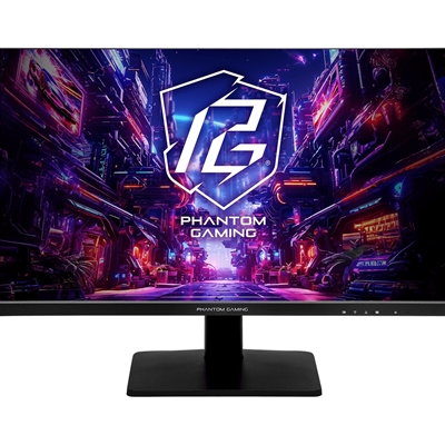 ASRock Phantom Gaming PG27FFX1B 27 Inch FHD (1920 x 1080) Flat IPS Gaming Monitor, 520Hz Refresh Rate 1ms Response Time, 2 x HDMI 2.1, 1 x DisplayPort 1.4, 2 x USB 3.2 Gen1 Type-A, 1 x USB 3.2 Gen1 Type-B, 1 x Headphone Out - Image 2
