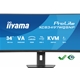 iiyama ProLite Curved Monitor XCB3497WQSNP-B1 34" VA Ultra-Wide Screen with KVM Switch, LAN, USB-C Dock, 0.4ms, 120Hz, HDMI, DisplayPort, Speakers, Height Adjustment - Image 3