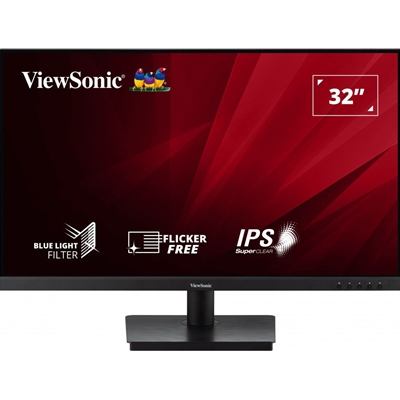 Viewsonic VA3209-MH 32 Inch IPS Frameless Monitor, 75Hz, 4ms, VGA, HDMI, HD, Full HD 1080p, Built-In Speakers, VESA - Image 2