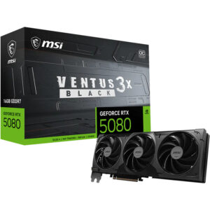 MSI RTX 5080 16GB VENTUS 3X OC BLACK