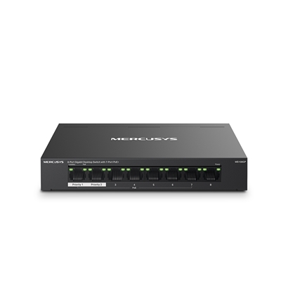 Mercusys MS108GP 8-Port Gigabit Desktop Switch with 7-Port PoE+ - Image 2