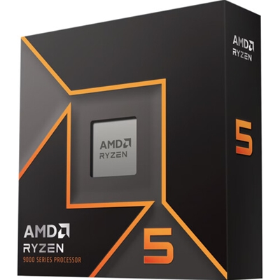 AMD Ryzen 5 9600X 6 Core AM5 Processor, 12 Threads, 3.9GHz up to 5.4GHz Boost, 38MB Cache, 65W, No Fan, Radeon Graphics - Image 2