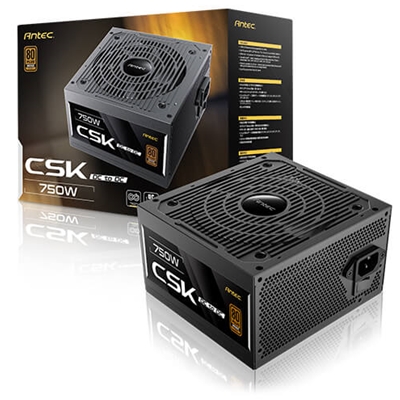 Antec CSK DC 750W PSU, 80+ Bronze, Fully Wired, Antec's 5-year warranty - Image 2