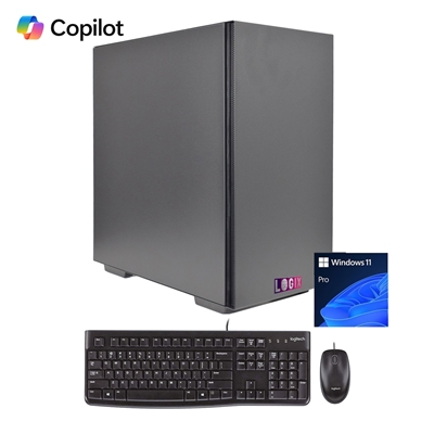 LOGIX Intel Core i3 14th Gen Quad Core 16GB RAM with 500GB SSD Business / Education Desktop PC with Windows 11 Pro plus Keyboard & Mouse - Image 2