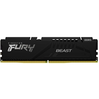 Kingston FURY Beast KF552C40BBK2-64 64GB (2x 32GB) DIMM System Memory, 5200MHz, DDR5, CL40, Black, Intel XMP