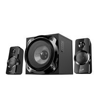 Genius SW-2.1 1850BT, 50W RMS, Bluetooth 5.3, Subwoofer, Gaming and Entertainment Speaker System