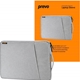 Prevo 15.6 Inch Laptop Sleeve, Side Pocket, Cushioned Lining, Light Grey - Image 3