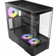 Antec Constellation C6 Curve ARGB Mid Tower Gaming PC Case, 3-Sided Curved Tempered Glass, 3 Pre-Installed ARGB PWM Fans, USB-C 10Gbps, 360mm Radiator Support, ATX/Micro-ATX/ITX, Black - Image 3