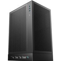Deepcool CH170 Digital Mini-ITX Case - High Airflow, Supports Water Cooling, Ultra-Quiet Operation, Compact Design for Efficient Space Management