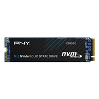 PNY (M280CS1030-500-RB) CS1030 M.2 NVMe 500GB SSD, PCIe Gen3 x4, Sequential Read of up to 2,000 MB/s and Write of up to 1,100 MB/s