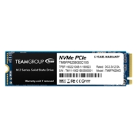 Team MP33 (TM8FP6256G0C101) 256GB NVMe M.2 Interface, PCIe Gen3, 2280, Read 1600MB/s, Write 1000MB/s, 3 Year Warranty