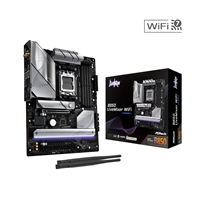 ASRock B850 LiveMixer WiFi AMD AM5 Socket Motherboard, ATX, 4x DDR5 Slots, 3x M.2 Sockets, Fitted I/O Shield, 2.5GbE LAN, Wi-Fi 7, 1x DisplayPort / 1x HDMI Port