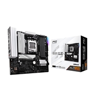 ASRock B850M Pro RS AMD AM5 Socket Motherboard, Micro-ATX, 4x DDR5 Slots, 3x M.2 Sockets, Fitted I/O Shield, 2.5GbE LAN, 1x DisplayPort / 1x HDMI Port