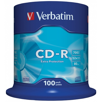 Verbatim CD-R 52X 700MB 100 Pack Spindle Datalife Plus - Image 2
