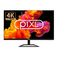 piXL CM32F44K 32 Inch 60Hz 4K Widescreen IPS Monitor with 3840 x 2160 Resolution, 5ms Response Time, 60Hz Refresh Rate, Display Port, HDMI & VESA Mount
