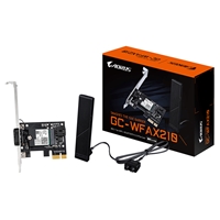 Gigabyte GC-WFAX210 Intel WiFi 6E AX210 2400Mbps Bluetooth 5.2 Wireless PCI-Express Card