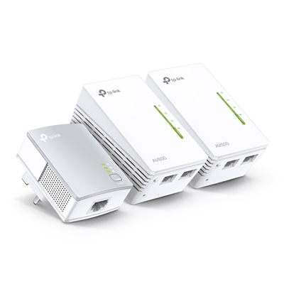 TP-Link TL-WPA4220 TKIT AV600 Powerline Wi-Fi Booster 2 LAN, 3 units - Image 2