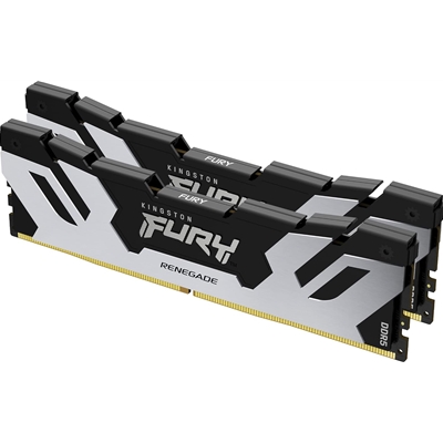 Kingston FURY Renegade KF564C32RSK2-64 64GB (2x 32GB) U-DIMM System Memory, 6400MHz, DDR5, CL32, Silver, Intel XMP - Image 2