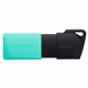 Kingston DataTraveler ExodiaM DTXM/256GB USB Flash Drive, 256GB, USB 3.2, Turquoise / Black, Moving Cap Design - Image 3