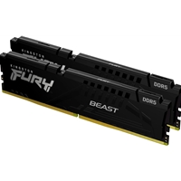 Kingston FURY Beast KF556C40BBK2-16 16GB (2x 8GB) DIMM System Memory, 5600MHz, DDR5, CL40, Black, Intel XMP